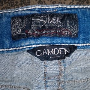 Women's silver Camden ripped jeans. W31/L31